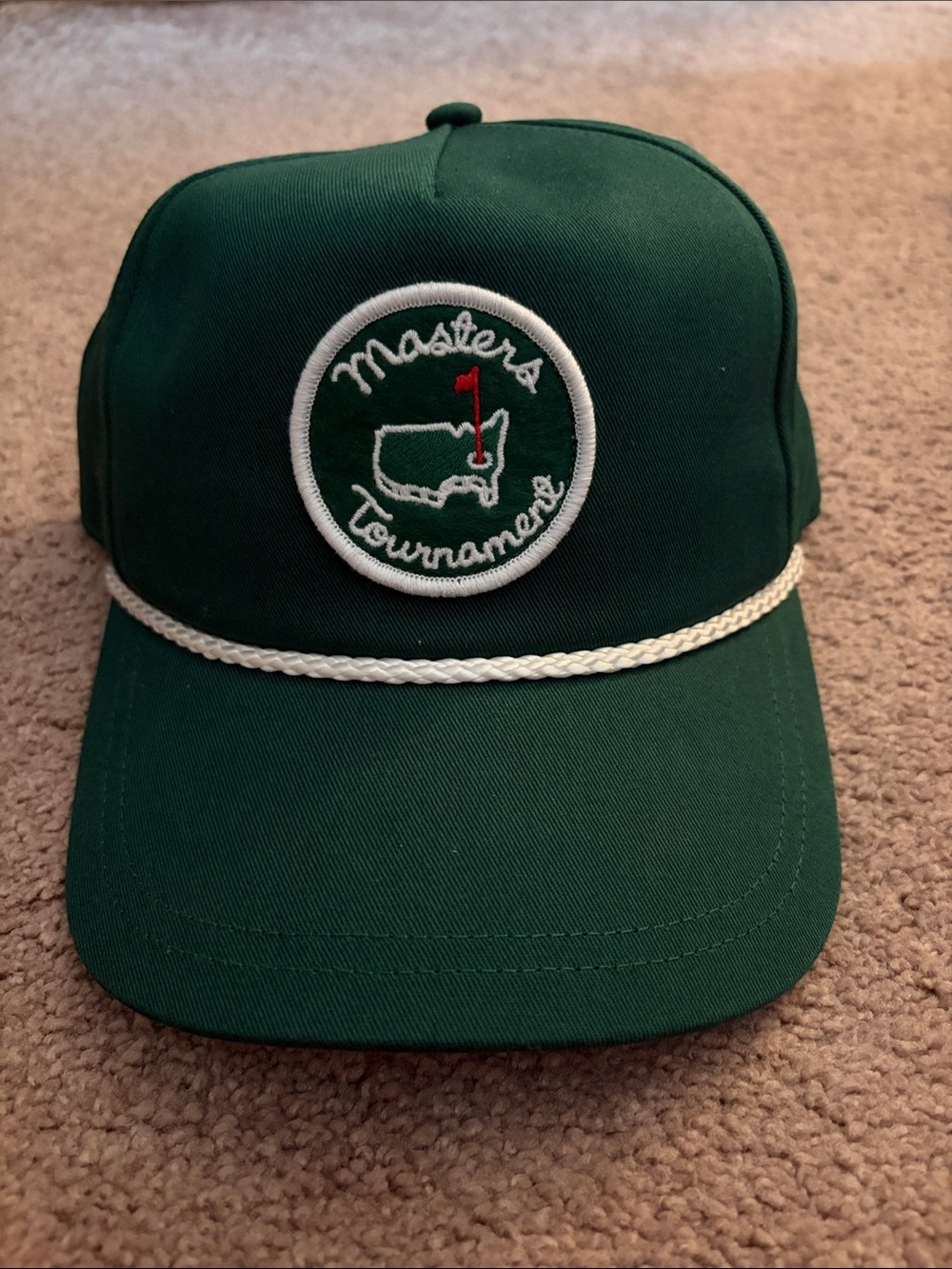 Masters Tournament Green Rope Hat 2026 NWOT
